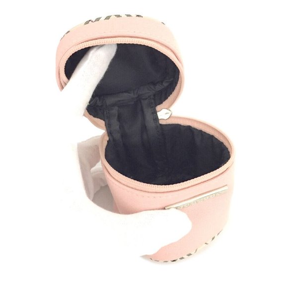 BURBERRY Nova Check Pink Canvas Accessories Case - Picture 5 of 8